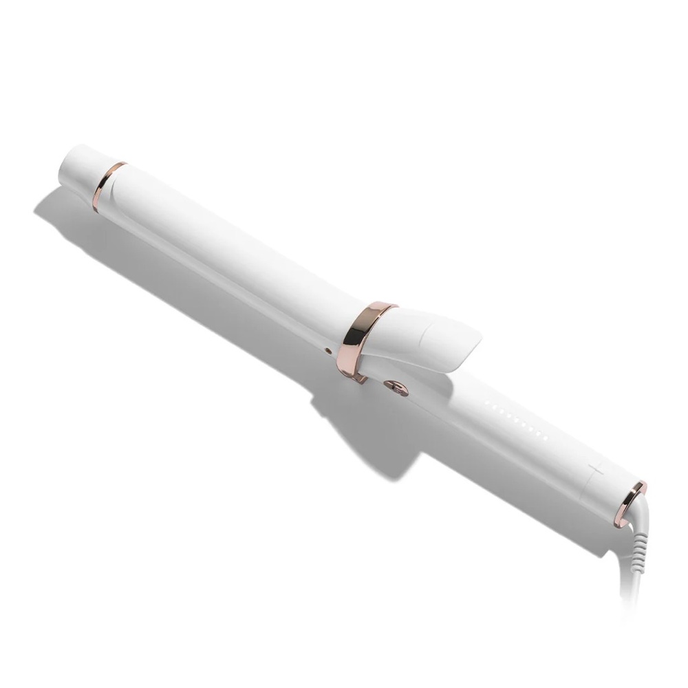 T3 SinglePass Curl X 1.25” Ceramic Curling Iron Extra Long Barrel White NWT - Picture 2 of 6